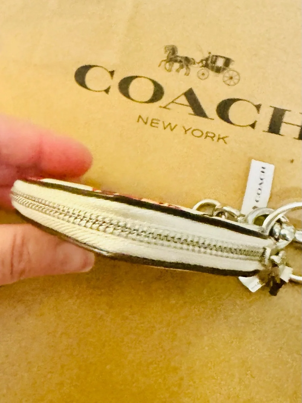 Coach heart shaped